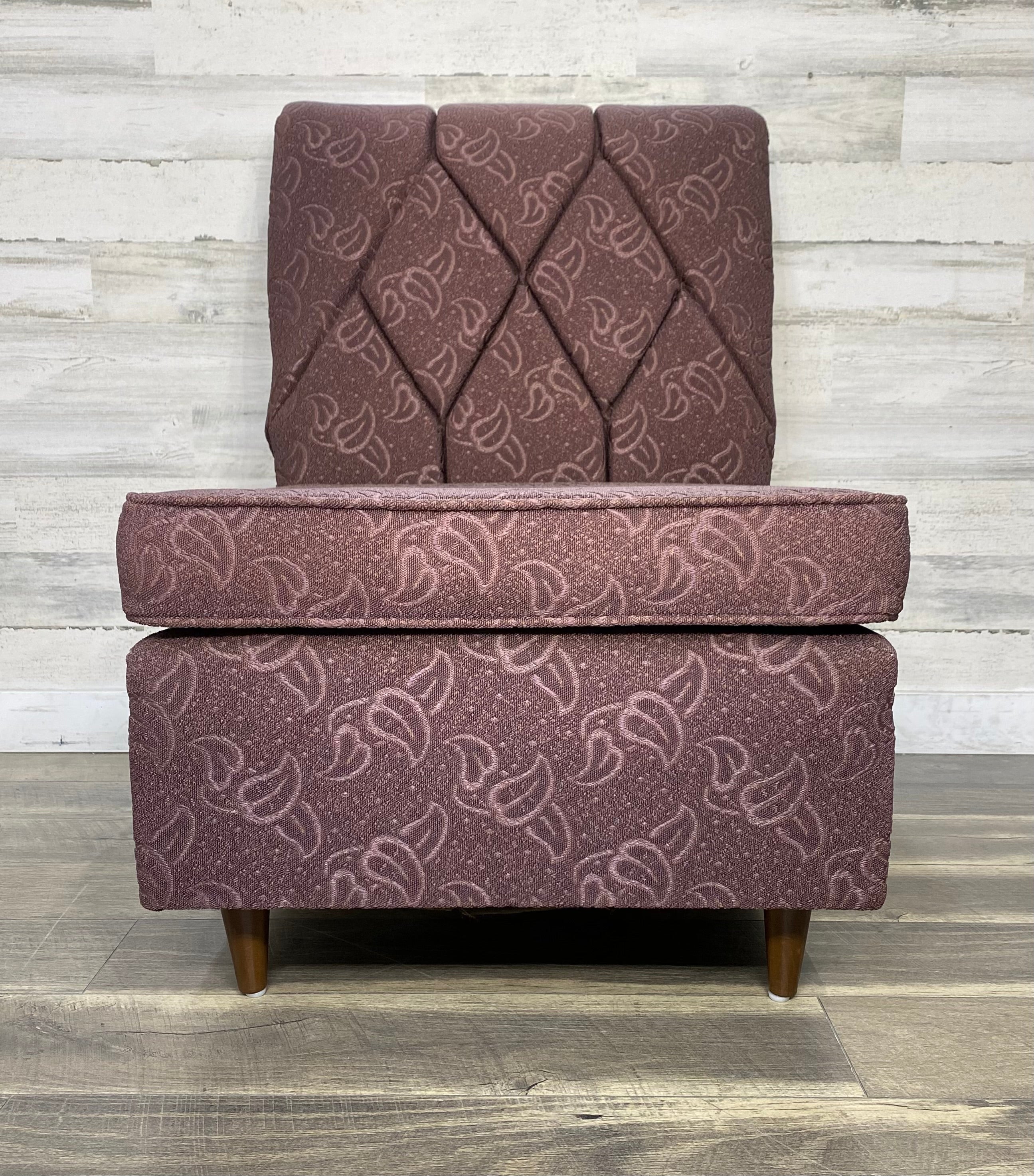 Mid Century Modern Slipper Accent Chair